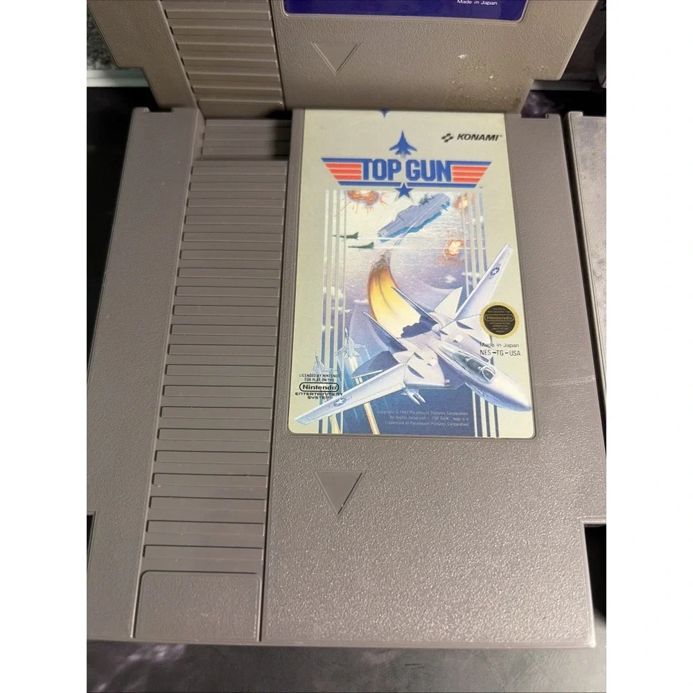LOT Nintendo NES - Top Gun, Festers Quest, Stealth & Double Dribble - T&W